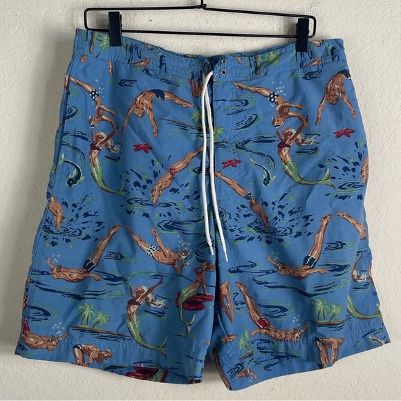 Ralph Lauren Polo Sport Diver Swim Trunks Size Large - Picture 2 of 5